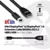 Club 3D CAC-1121 cable alargador de Mini DisplayPort a DisplayPort 1.4, 8K60Hz, DSC 1.2, HBR3, HDR, 32AWG, M/H, 1 m (3,28 ft), negro