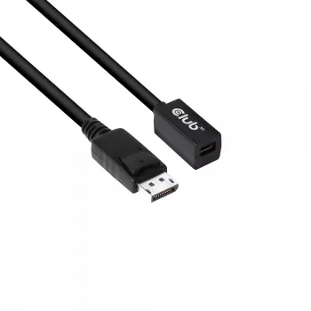 CLUB3D Cable alargador Mini DisplayPort 1.4 a DisplayPort 8K60Hz DSC 1.2 HBR3 HDR bidireccional H/M 1m/3,28ft