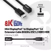 Club 3D CAC-1120 cable alargador de Mini DisplayPort 1.4 a DisplayPort H/M, 8K60Hz, 1 m (3,28 ft), negro