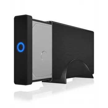 ICY BOX IB-377U3 Caja para HDD negra 3,5