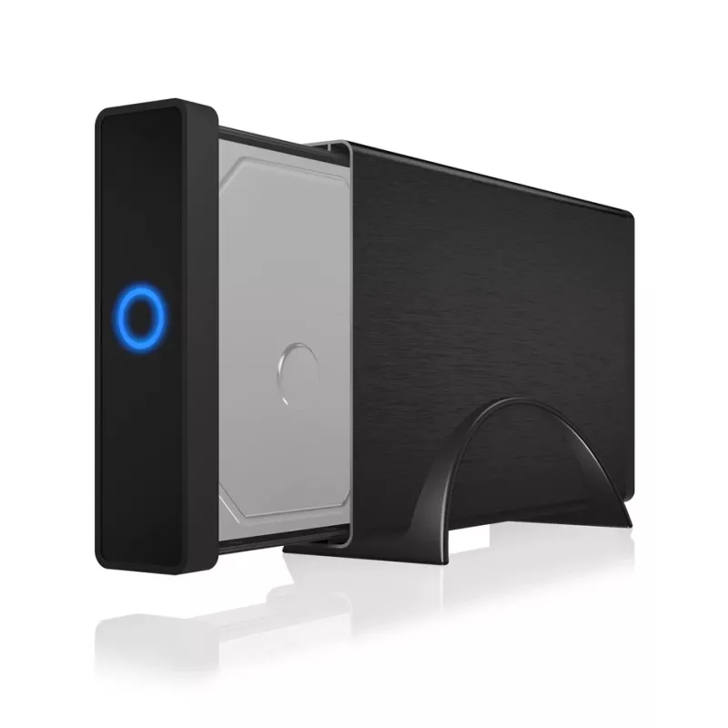 ICY BOX IB-377U3 Caja para HDD negra 3,5