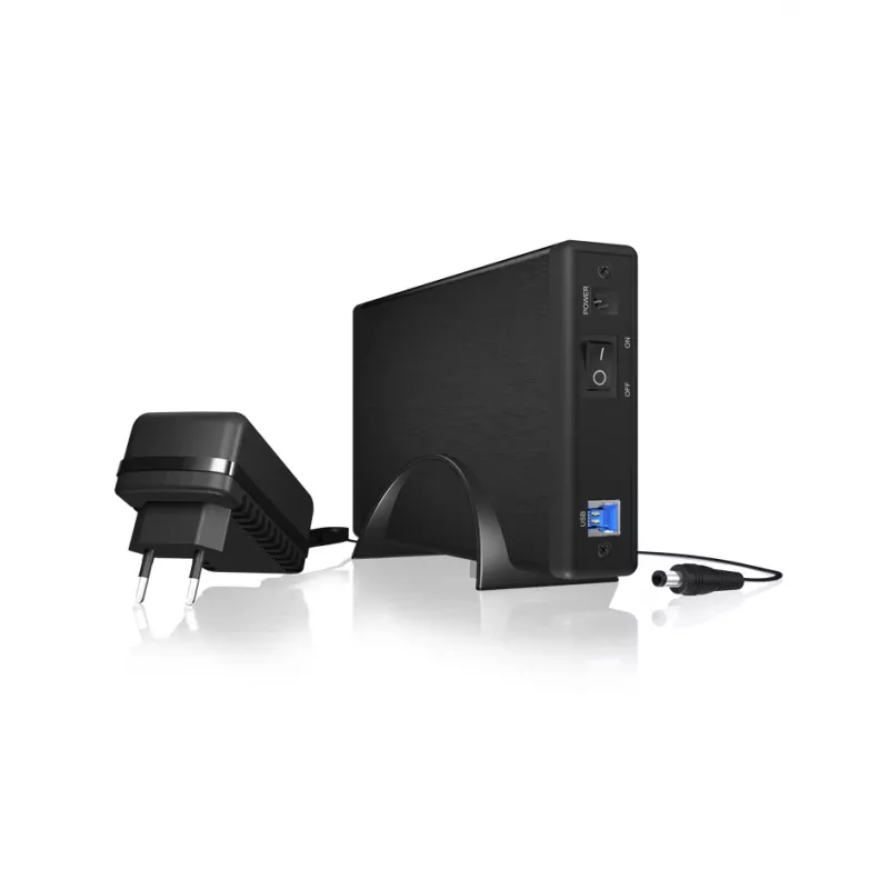 ICY BOX IB-377U3 Caja para HDD negra 3,5