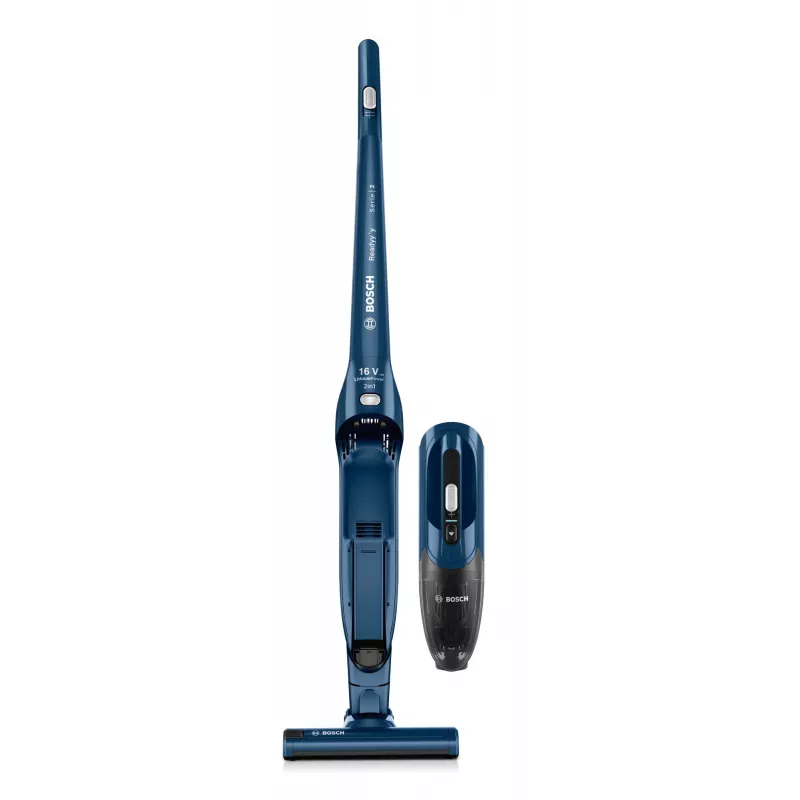 Bosch Serie 2 BBHF216 Aspirador a batería/escoba eléctrica aspirador a batería 2 en 1 batería en seco sin bolsa azul