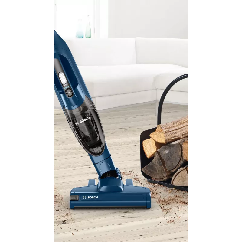 Bosch Serie 2 BBHF216 Aspirador a batería/escoba eléctrica aspirador a batería 2 en 1 batería en seco sin bolsa azul
