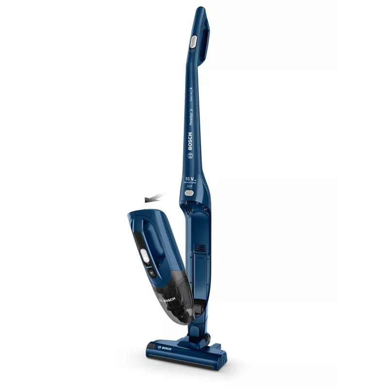 Bosch Serie 2 BBHF216 Aspirador a batería/escoba eléctrica aspirador a batería 2 en 1 batería en seco sin bolsa azul
