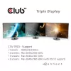 CLUB3D Hub USB Type-C 3.2 Gen 1 Multi Stream Transport (MST) DisplayPort 1.4 Triple Monitor