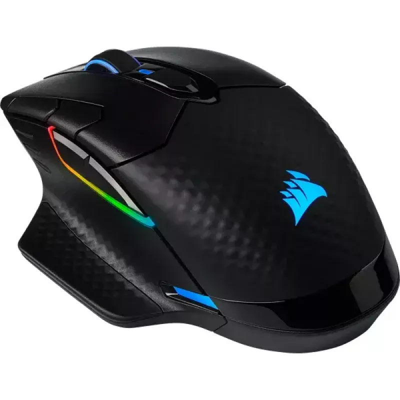 Ratón Corsair DARK CORE RGB PRO RF inalámbrico + Bluetooth + USB Type-A
