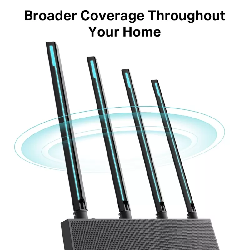 TP-Link Archer C80 Router inalámbrico Gigabit Ethernet Dual-Band (2,4 GHz / 5 GHz) Negro