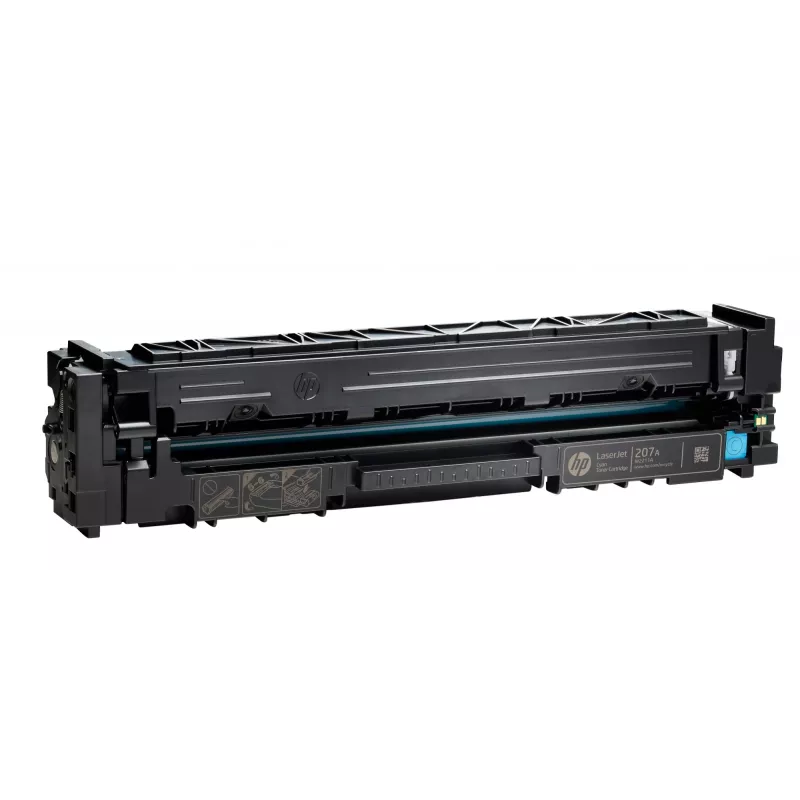 HP 207A Cian Original LaserJet Cartucho de tóner, 1250 páginas, Cian, 1 ud.