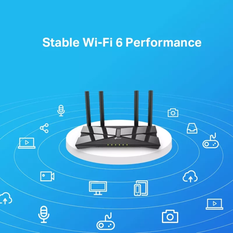 TP-Link Archer AX1500 Router Dual-Band Wi-Fi 6, Negro