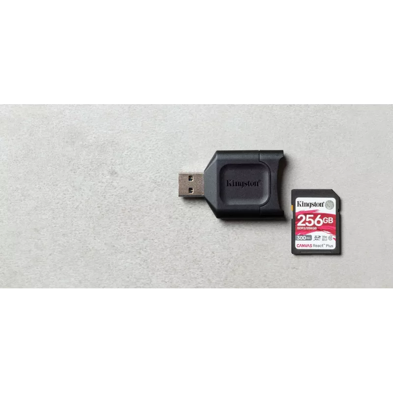 Kingston Technology MobileLite Plus Lector de tarjetas USB 3.2 Gen 1 (3.1 Gen 1) Type-A Negro