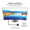 Club 3D CAC-1220 cable DVI-D Dual Link (24+1) M/M, bidireccional, 28AWG, contactos chapados en oro, 10 m (32,8 ft), negro