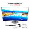 CLUB3D CAC-1331 Adaptador de cable de vídeo 0,25 m HDMI DisplayPort Negro