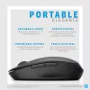 HP Dual Mode Black Ratón 300, Diestro, Óptico, RF Wireless, 3600 DPI, Negro