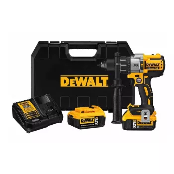 Atornillador-taladrador a batería DeWalt DCD996P2 18V Li-Ion 5Ah Portabrocas de cambio rápido 3 velocidades, 95 Nm, 2,1 kg, Taladrado con percusión