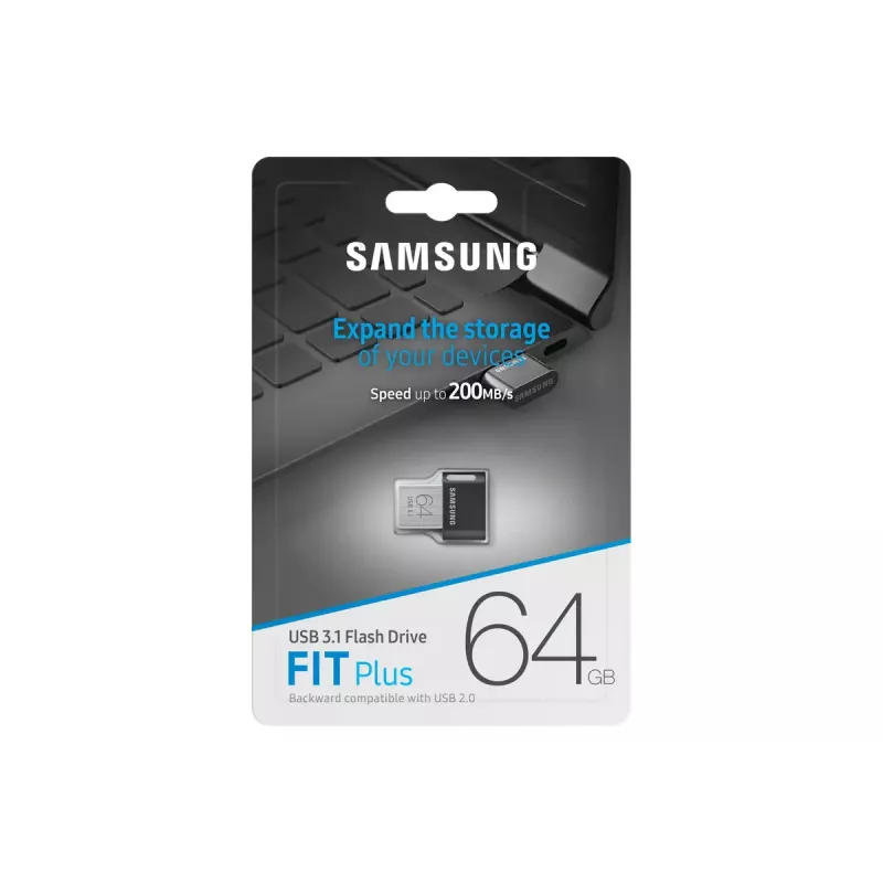 Samsung MUF-64AB Memoria USB 64 GB USB Type-A 3.2 Gen 1 (3.1 Gen 1) Gris, Plata