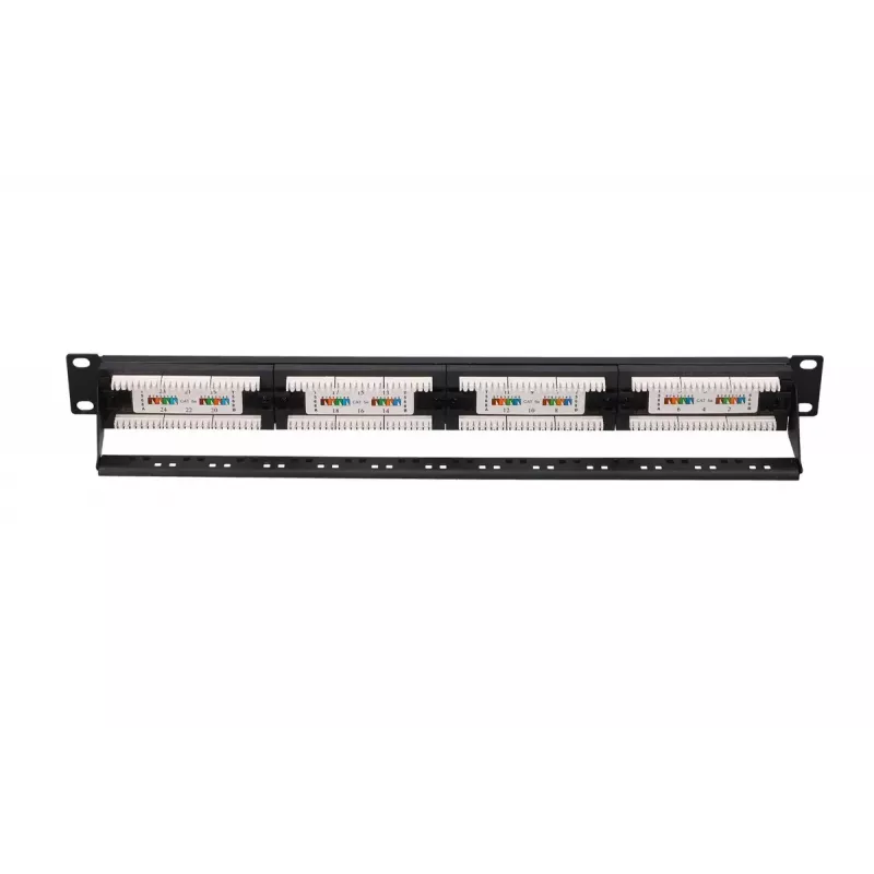 Patch panel Extralink CAT5E UTP V2 24 Puertos