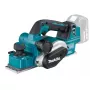 Cepillo eléctrico manual Makita DKP181Z, 18V, ancho de cepillado 82 mm, grosor máx. de viruta 3 mm, velocidad en vacío 12.000 min-1, profundidad de rebaje 0–25 mm