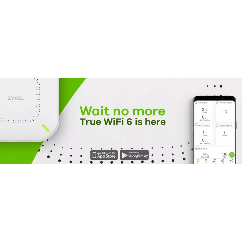 Zyxel NWA110AX 1000 Mbit/s blanco Power over Ethernet (PoE)