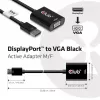 CLUB3D DisplayPort™ a VGA negro adaptador activo M/H