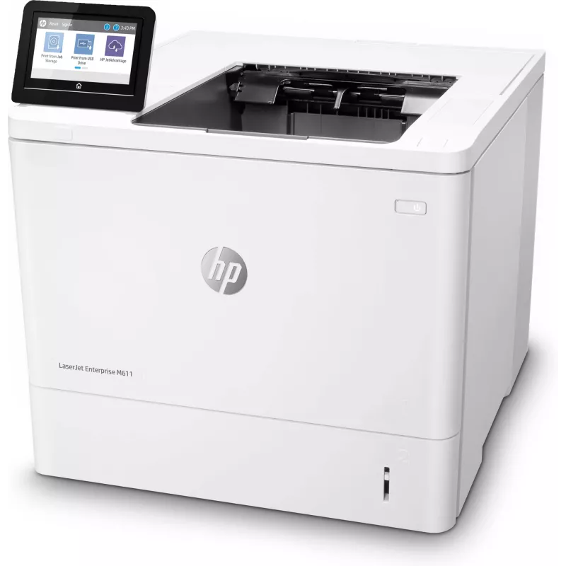 HP LaserJet Enterprise M611dn, láser, 1200 x 1200 DPI, A4, 61 ppm, impresión a doble cara, con red