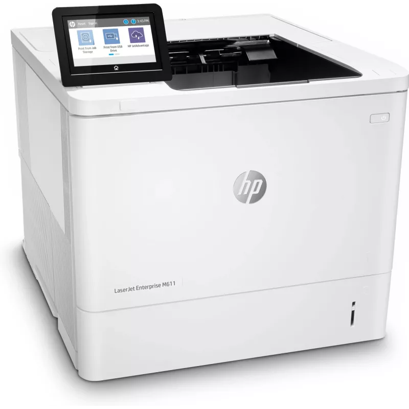 HP LaserJet Enterprise M611dn, láser, 1200 x 1200 DPI, A4, 61 ppm, impresión a doble cara, con red