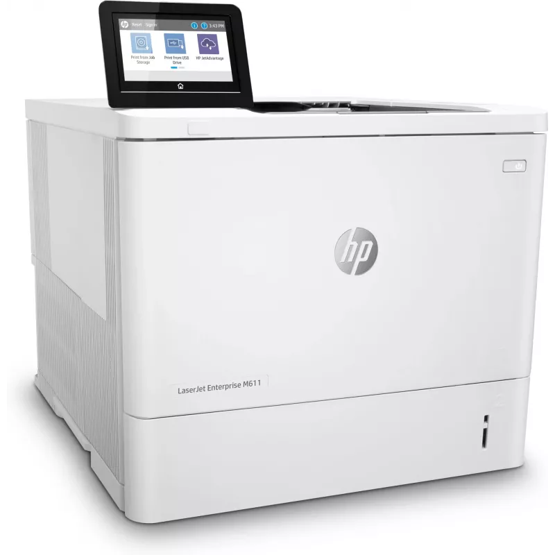 HP LaserJet Enterprise M611dn, láser, 1200 x 1200 DPI, A4, 61 ppm, impresión a doble cara, con red