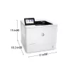 HP LaserJet Enterprise M611dn, láser, 1200 x 1200 DPI, A4, 61 ppm, impresión a doble cara, con red