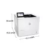 HP LaserJet Enterprise M611dn, láser, 1200 x 1200 DPI, A4, 61 ppm, impresión a doble cara, con red