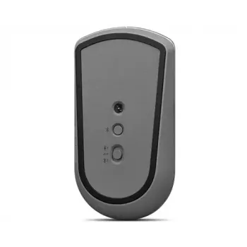 Ratón óptico Bluetooth Lenovo 600 — 2400 dpi, Bluetooth 5.0 dual-host, 3 botones, rueda de desplazamiento, gris hierro