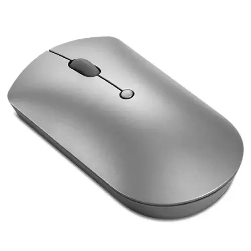 Ratón óptico Bluetooth Lenovo 600 — 2400 dpi, Bluetooth 5.0 dual-host, 3 botones, rueda de desplazamiento, gris hierro