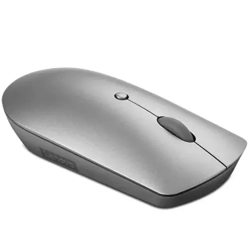 Ratón óptico Bluetooth Lenovo 600 — 2400 dpi, Bluetooth 5.0 dual-host, 3 botones, rueda de desplazamiento, gris hierro