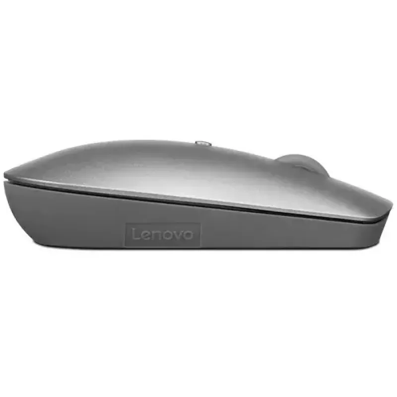 Ratón óptico Bluetooth Lenovo 600 — 2400 dpi, Bluetooth 5.0 dual-host, 3 botones, rueda de desplazamiento, gris hierro