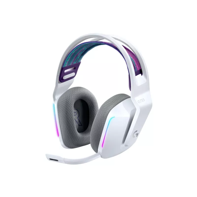 LOGITECH G733 Lightspeed auriculares gaming RGB inalámbricos blanco