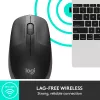 LOGITECH M190 ratón inalámbrico tamaño completo Charcoal