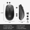 LOGITECH M190 ratón inalámbrico tamaño completo Charcoal
