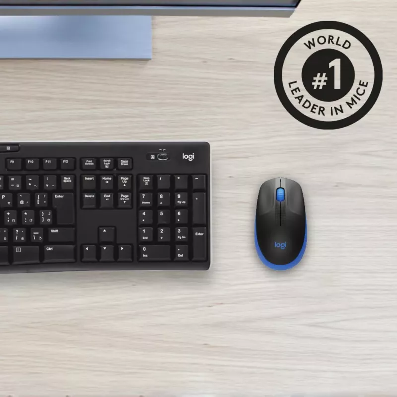 Ratón Logitech M190 inalámbrico USB