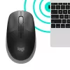 LOGITECH M190 ratón inalámbrico tamaño completo gris medianoche