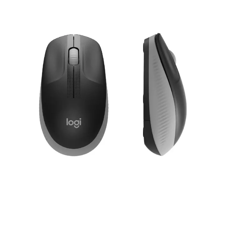 LOGITECH M190 ratón inalámbrico tamaño completo gris medianoche
