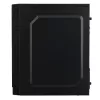 Caja de PC Micro-ATX Akyga AK36BK, Micro ATX / Flex ATX / Mini ITX, USB 3.0 + USB 2.0, sin fuente de alimentación, negro