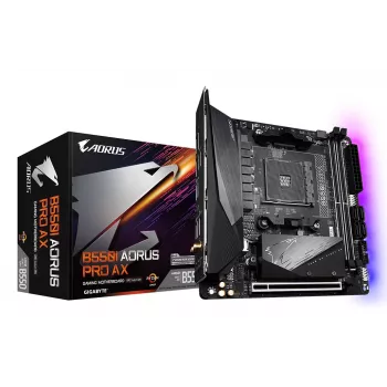 Placa base GIGABYTE B550I AORUS PRO AX, B550, AM4, Mini-ITX