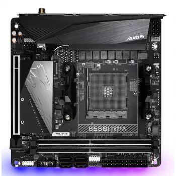 Placa base GIGABYTE B550I AORUS PRO AX, B550, AM4, Mini-ITX