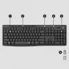 Combo inalámbrico Logitech MK295 Silent teclado RF Wireless QWERTY US International negro