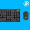Combo inalámbrico Logitech MK295 Silent teclado RF Wireless QWERTY US International negro