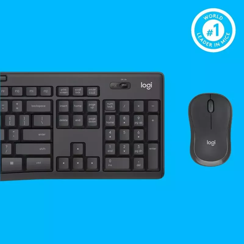 Combo inalámbrico Logitech MK295 Silent teclado RF Wireless QWERTY US International negro