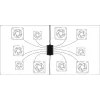Hub para ventiladores ARCTIC ACFAN00175A 10 puertos PWM con alimentación SATA