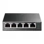 Switch TP-Link 5 puertos Gigabit Easy Smart PoE con 4 puertos PoE+