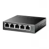 Switch TP-Link 5 puertos Gigabit Easy Smart PoE con 4 puertos PoE+