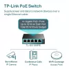 Switch TP-Link 5 puertos Gigabit Easy Smart PoE con 4 puertos PoE+