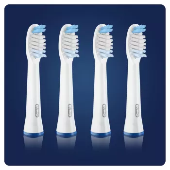 Cabezales de cepillo de dientes Oral-B Braun Pulsonic Clean 4 uds. Blanco